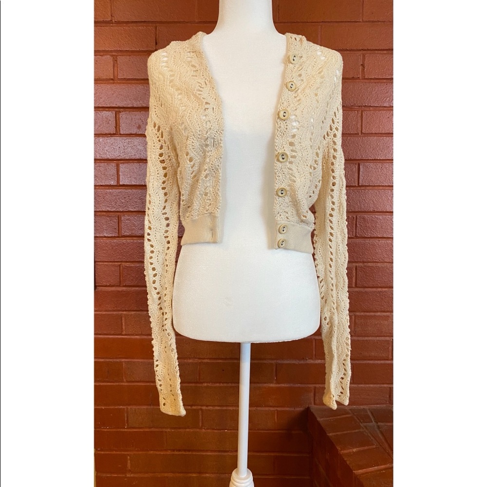 Beach Knitted Sweater/Jacket With Hood